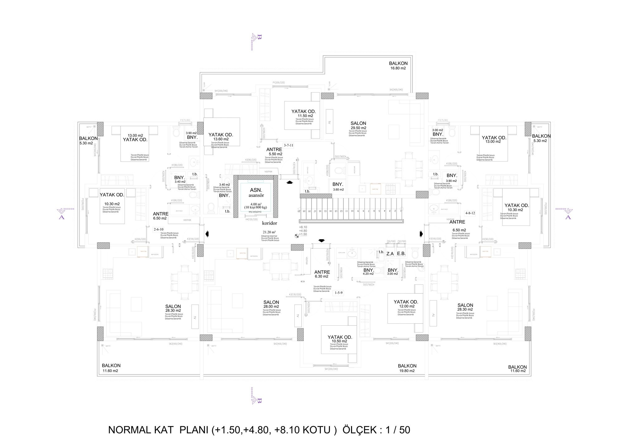 ANTARES CITY typical floor