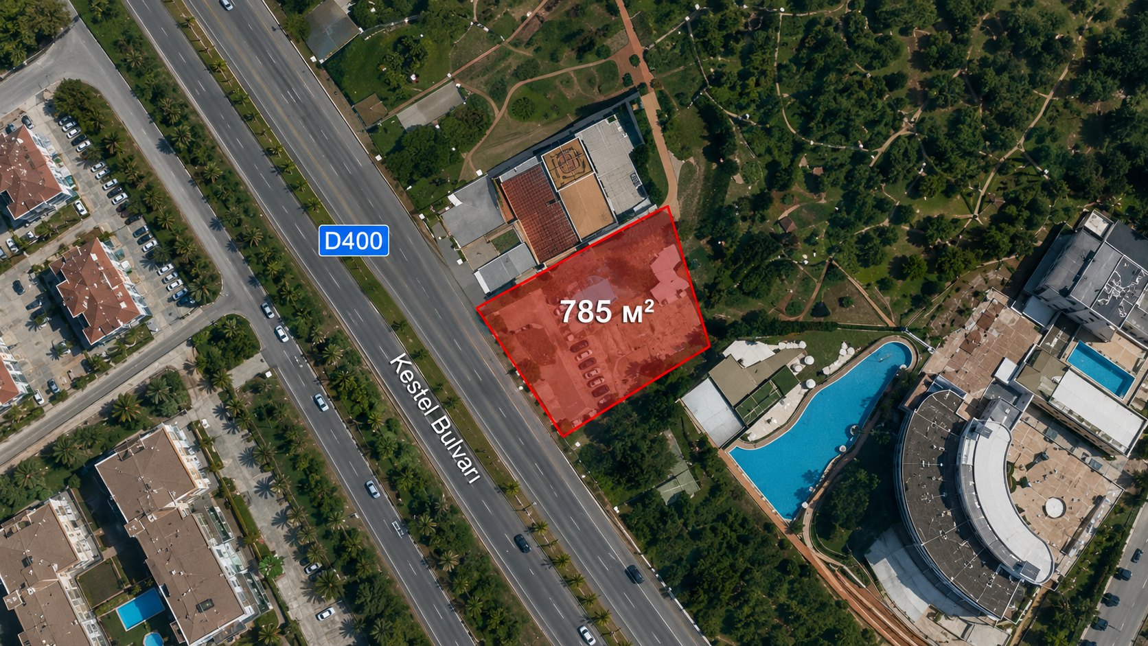 Plot 785 m²